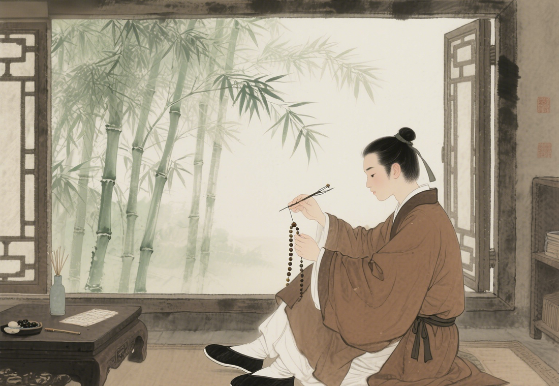 Bracciale Uomo: Men's Herbal Aromatherapy Bracelet Carrying Millennia of Chinese Taoist Wisdom