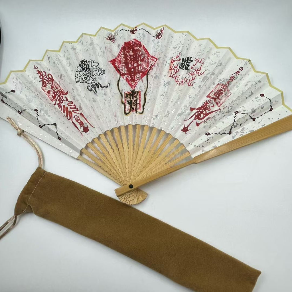 Fan-shaped talismans