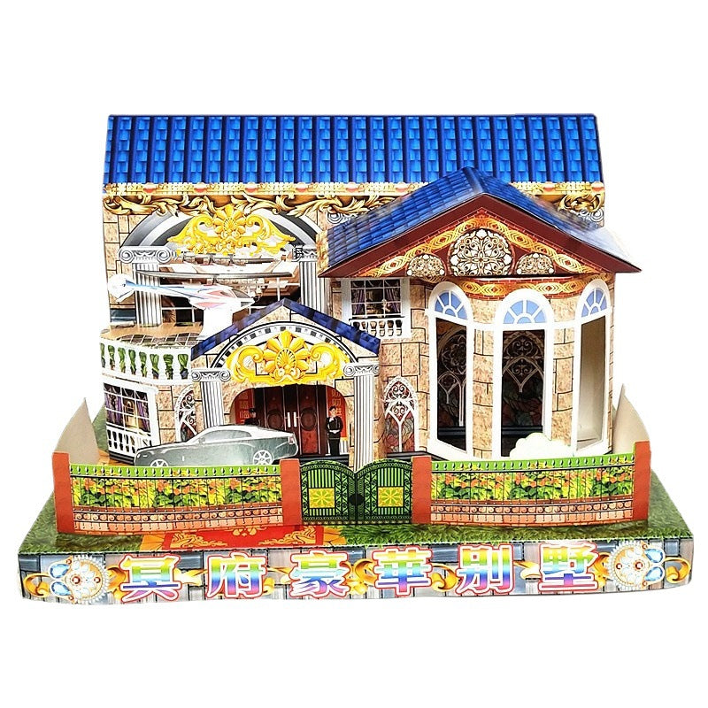 Spirit Mansion | Paper House for Funeral Rites– Yunding Palace