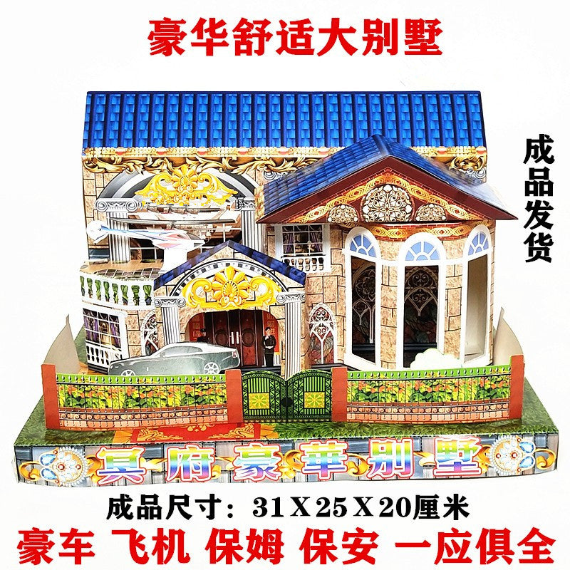Spirit Mansion | Paper House for Funeral Rites– Yunding Palace